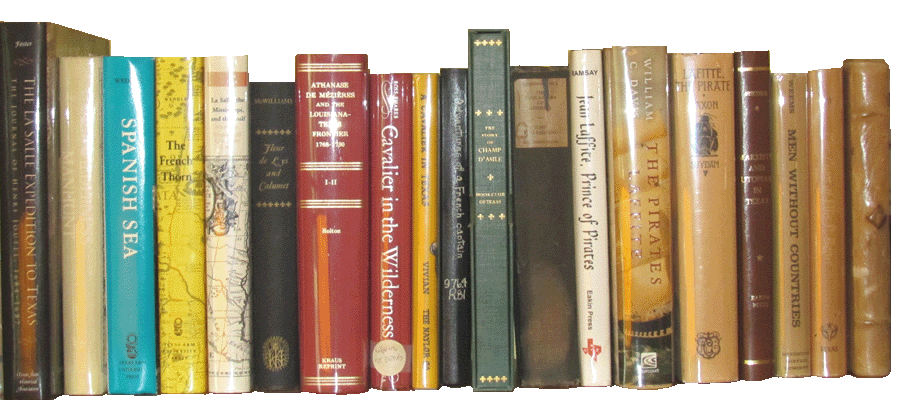 bookshelf closeup